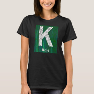Kale Present Superfood Vegan Plant Based Diet Work T-Shirt