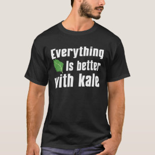 Kale Saying Vegetarian Love Healthy Food T-Shirt