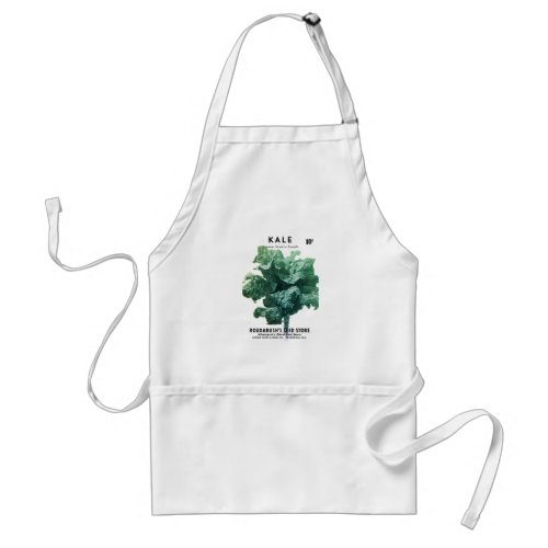 Kale Seed Packet Label Adult Apron