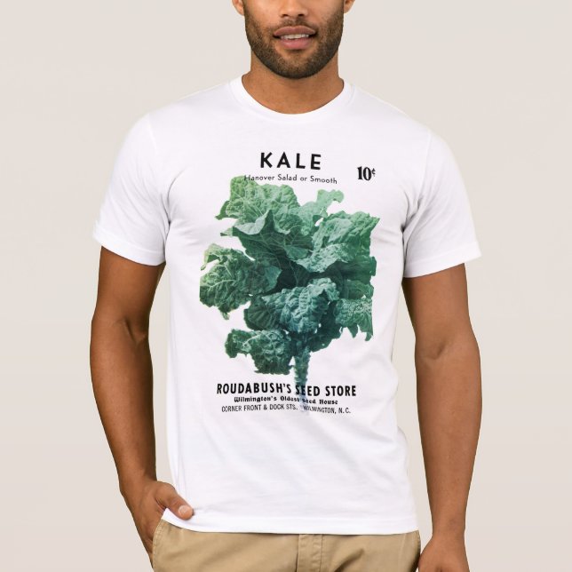 Kale Seed Packet Label T-Shirt (Front)