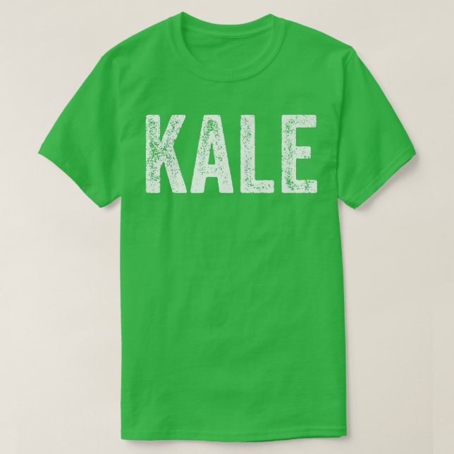Kale Vegans Vegetarians Veggie Garden Gardener Vin T-Shirt (Design Front)