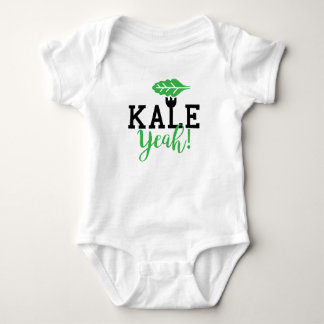 Kale Yeah Funny Vegan Design Baby Bodysuit