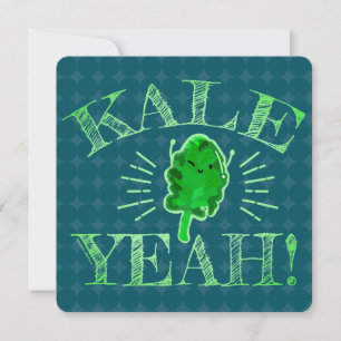 Kale Yeah! - Kale Pun Holiday Card