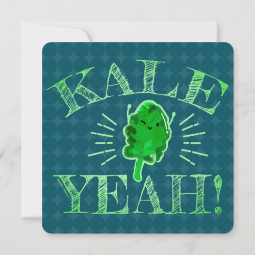 Kale Yeah _ Kale Pun Holiday Card