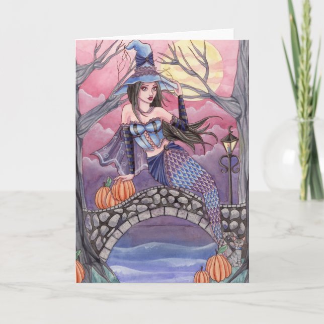 Kalei - Halloween Mermaid Card (Front)