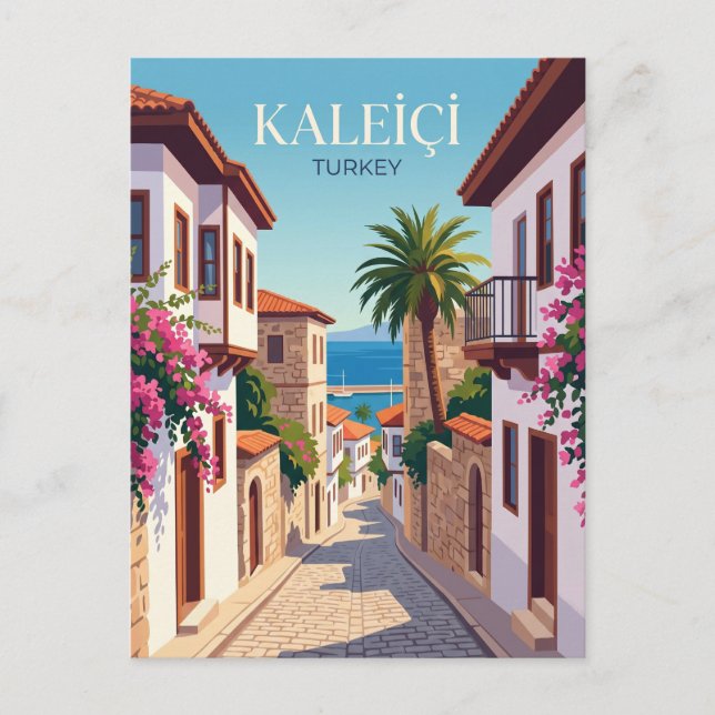 Kaleiçi Turkey Postcard (Front)