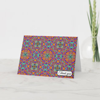 Kaleido Dream Thank You Card