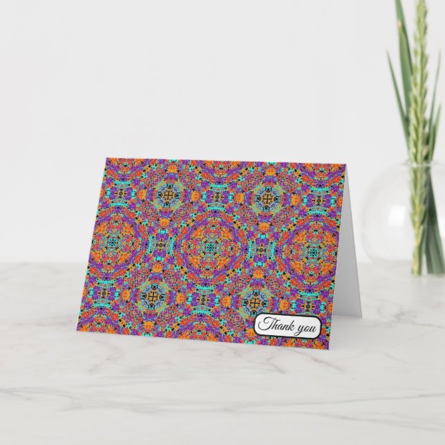 Kaleido Dream Thank You Card (Front)