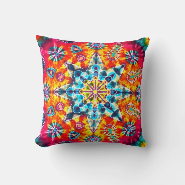 Kaleido-Dye Pillow (Front)