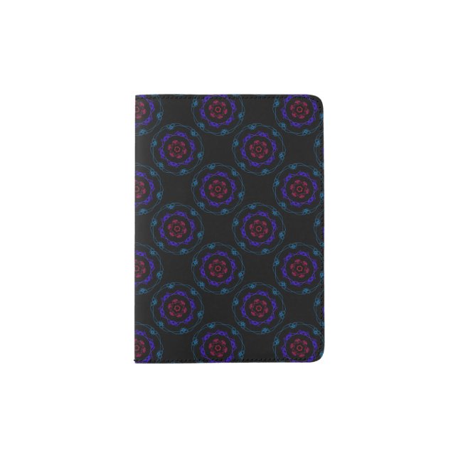 KaleidoKnot1 Passport Holder (Front)