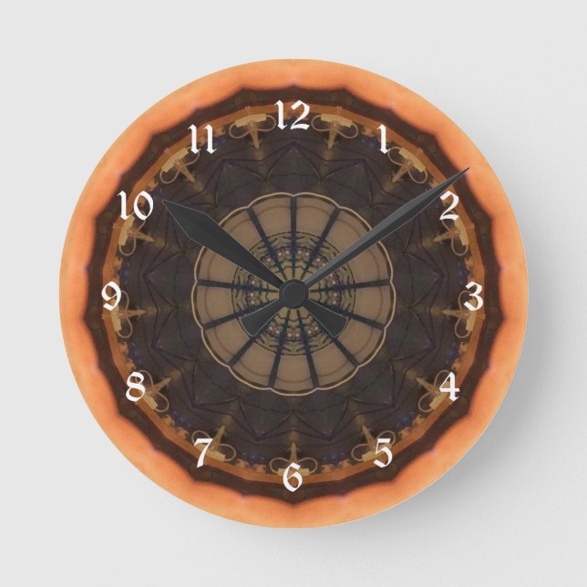 Kaleidoscope 1 round clock (Front)