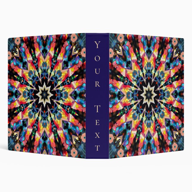 Kaleidoscope 3 Ring Binder (Background)