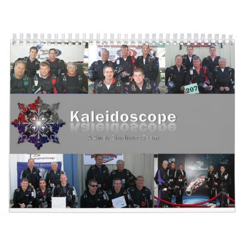 Kaleidoscope A 4way Skydiving Team Calendar