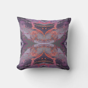 Kaleidoscope Abstract Throw Pillow