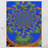 Kaleidoscope Acacia Tree Art Print/Graphic (Front)