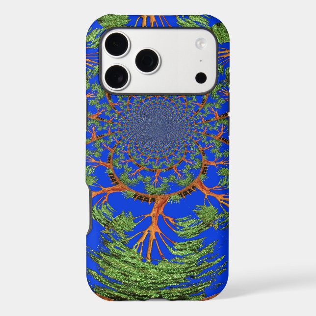 Kaleidoscope Acacia Tree Art Print/Graphic Case-Mate iPhone Case (Back)
