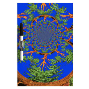 Kaleidoscope Acacia Tree Art Print/Graphic Dry-Erase Board