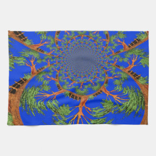 Kaleidoscope Acacia Tree Art Print/Graphic Towel