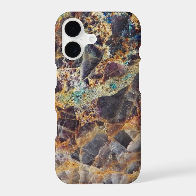 Kaleidoscope Agate Stone Pattern Iphone Case (Back)