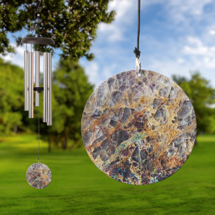Kaleidoscope Agate Stone Pattern Wind Chime