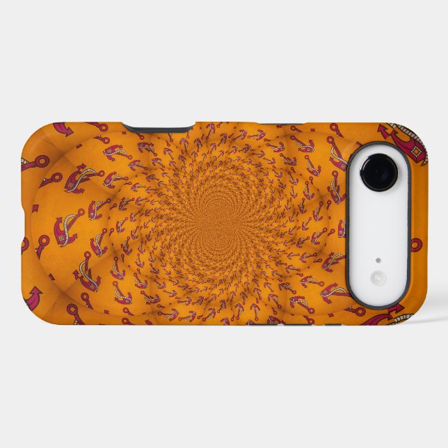 Kaleidoscope Anchor Art Print Case-Mate iPhone Case (Back (Horizontal))
