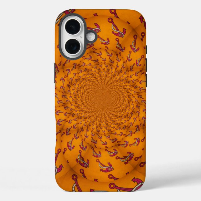 Kaleidoscope Anchor Art Print Case-Mate iPhone Case (Back)