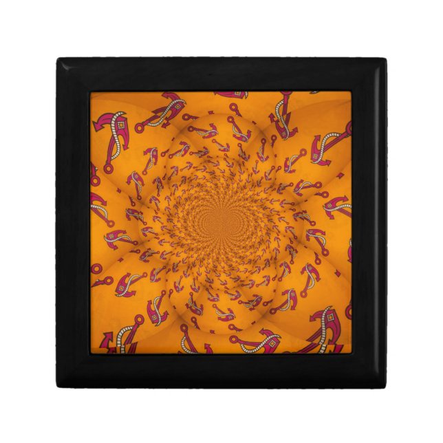 Kaleidoscope Anchor Art Print Gift Box (Front)