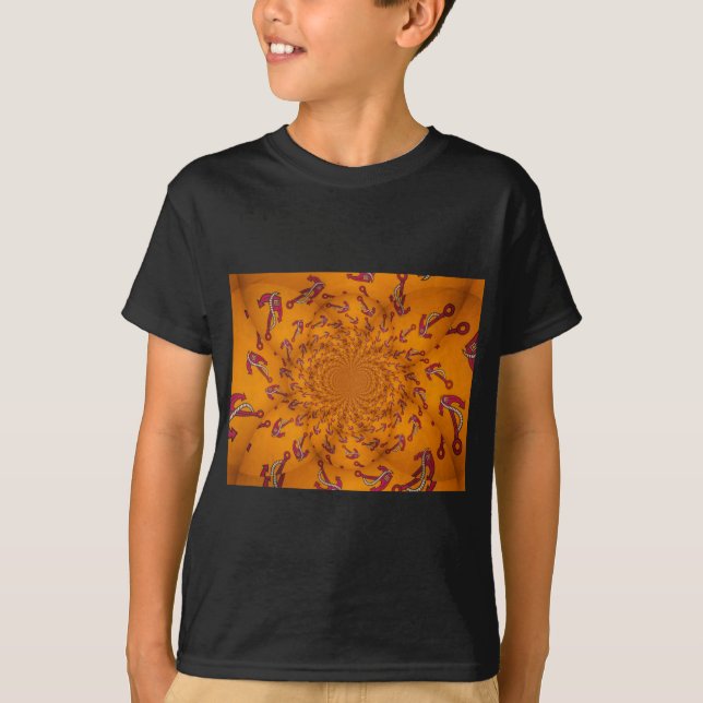 Kaleidoscope Anchor Art Print T-Shirt (Front)