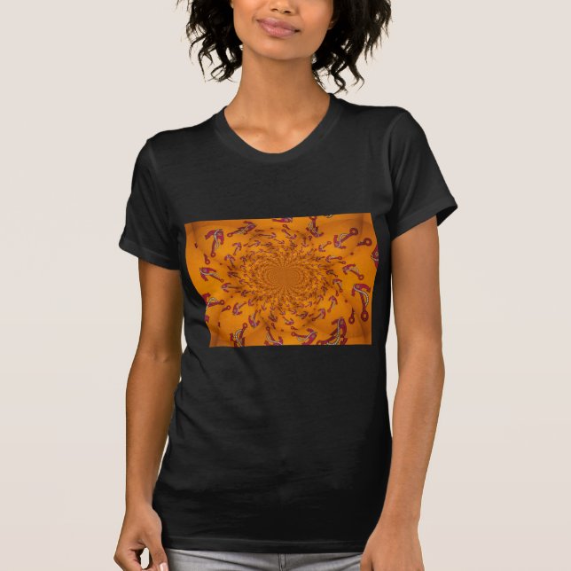 Kaleidoscope Anchor Art Print T-Shirt (Front)
