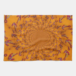 Kaleidoscope Anchor Art Print Towel