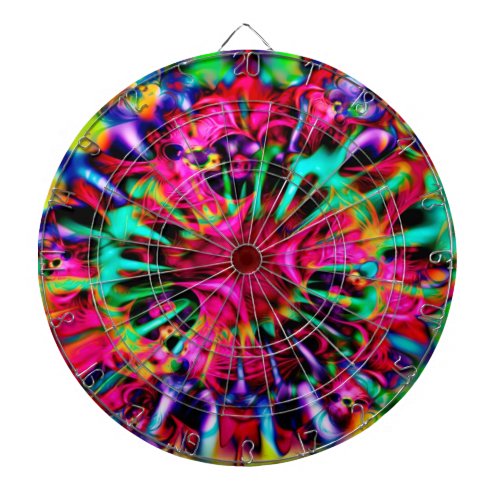 Kaleidoscope Apophysis Fractal Art _ I Dartboard With Darts