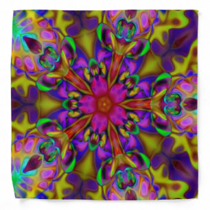 Kaleidoscope Apophysis Fractal Art - II Bandana