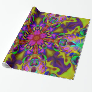 Kaleidoscope Apophysis Fractal Art - II Wrapping Paper