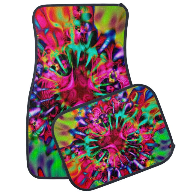 Kaleidoscope Apophysis Fractal I Car Floor Mat (Set)