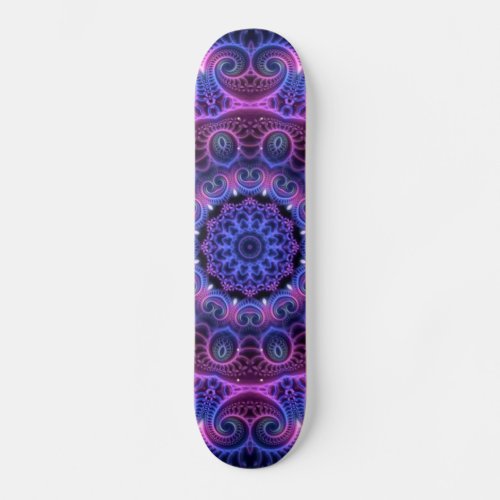 Kaleidoscope Apophysis Mandala Hearts Skateboard Deck