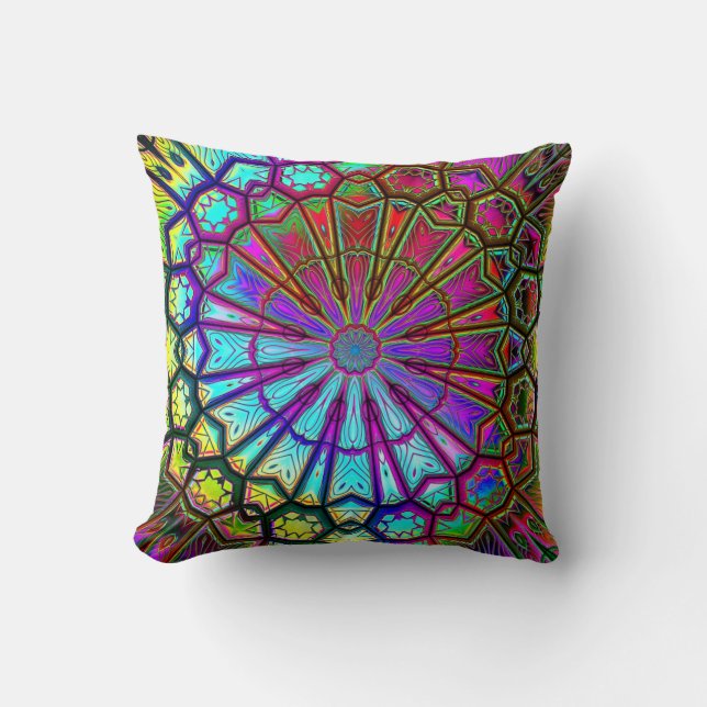 Kaleidoscope Art 14 Pillow Options (Front)