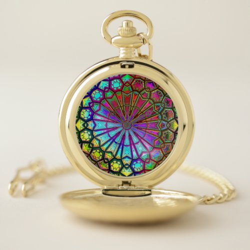 Kaleidoscope Art 14 Pocket Watch