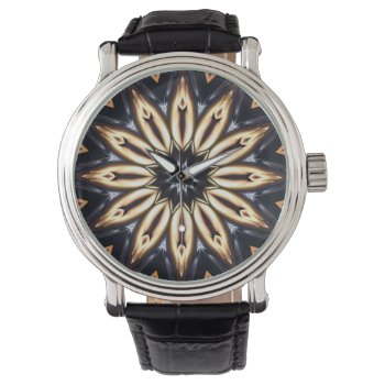 Kaleidoscope Art 16 Watch & Numeral Options by Ronspassionfordesign at Zazzle