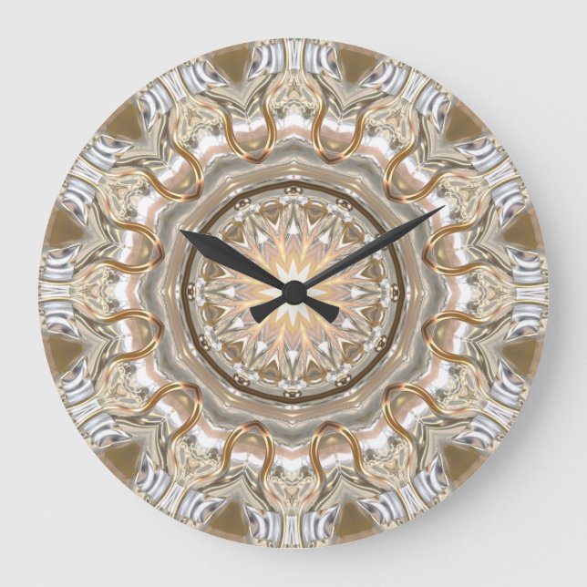 Kaleidoscope Art 2 Wall Clocks & Numeral Options (Front)