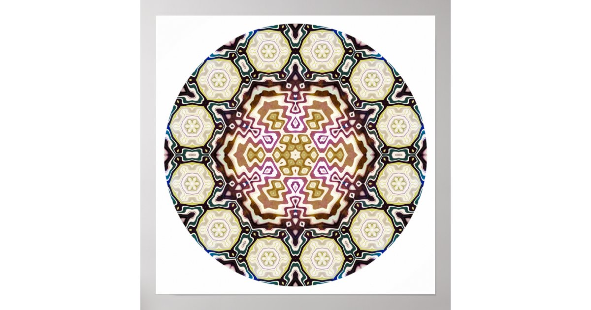 Kaleidoscope Art Poster / Print | Zazzle.com