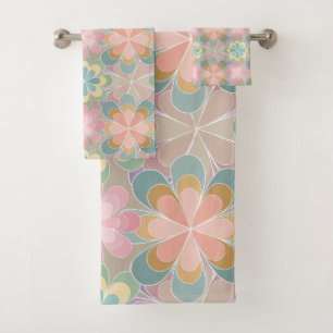 Kaleidoscope bath towel set