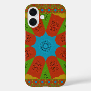 Kaleidoscope Bloom A Vibrant African Print Color   iPhone 16 Case