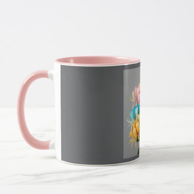 Kaleidoscope Bloom Mug (Left)
