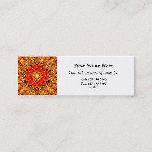 Customizable Kaleidoscope Business Card