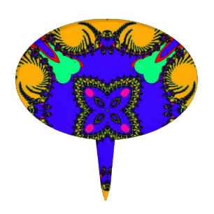 Kaleidoscope Cake Topper