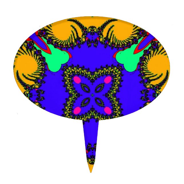 Kaleidoscope Cake Topper (Front)