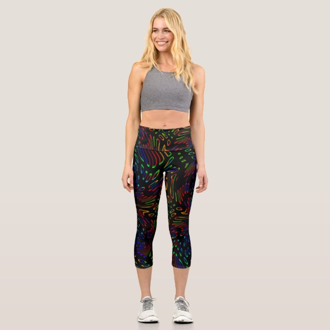 Kaleidoscope Capri Leggings (Front)