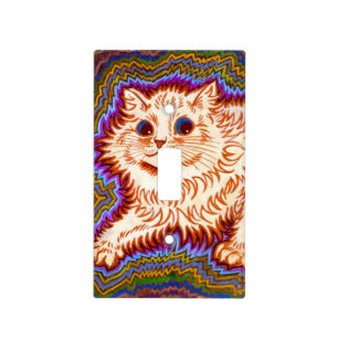Kaleidoscope Cat Light Switch Cover