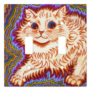 Kaleidoscope Cat Light Switch Cover