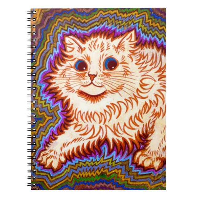 Kaleidoscope Cat Notebook (Front)